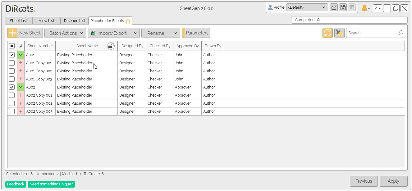 SheetGen delete sheet